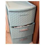 Plastic drawers contents