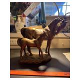 Made in Mexico Horse Statue signed