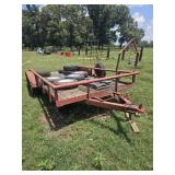 6ï¿½16pipe top utility trailer  no tile bill of
