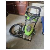 Greenworks  electric pressure washer runs