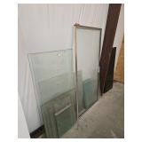 Glass and glass shower door