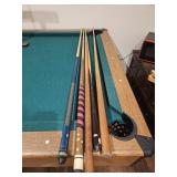 5- pool cues