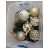 Lg Christmas decorations all on tote