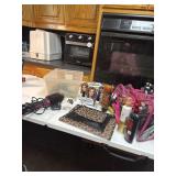 Clarion hair color, Velcro and sponge rollers,
