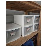 5- sterilite  drawers