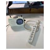 Emerson Weather Band Radio clock, works and 6