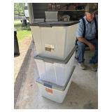 3-Totes with lids
