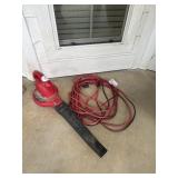 Troy built blower and extension cord works