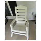 2 Plastic rocking chairs
