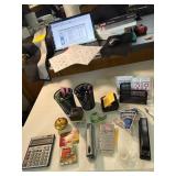 Office Supplies, hot glue gun, sheet labels &