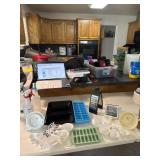 New Spray bottles, divided dish, ice cube trays