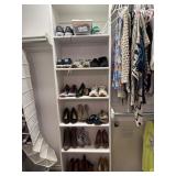 Shoes all in center shelves most size 8.5 bring