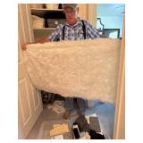 Sheets and pillow case, fur hall closet