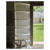 Corner shelf 36ï¿½x25ï¿½x82ï¿½ I think she used this