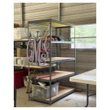 Metal shelf no contents 48ï¿½x24ï¿½x72ï¿½