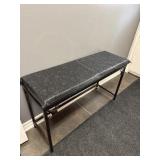Metal bench 36ï¿½x11.5ï¿½x20ï¿½