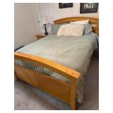 Nice queen size bed matches next 3 lots