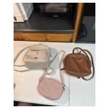 Bebe- small bag, White Mountain Back Pack purse