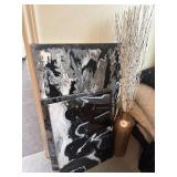 Wall art and vase