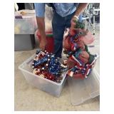 Tote of July 4th decor
