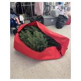 Large Christmas tree 3 sections lighted all in