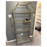 5 shelf glass shelf  30ï¿½x15ï¿½x71ï¿½