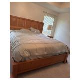 King Size Bed head board and footboard all
