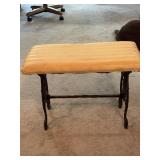 Cast Iron vanity bench 24ï¿½x12ï¿½x 16ï¿½