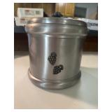 Aluminum Ice Bucket with grapes