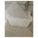 2- totes with lids