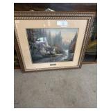 Thomas Kinkade ï¿½The forest chapelï¿½ and large
