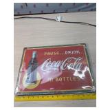 New Pause Drink Coca Cola Sign