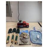 All new USA pickup, 7 garden shovels, Treeman