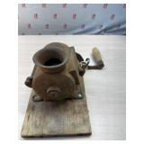 Vintage Hand Crank tobacco chopper- Grinder