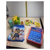 Baby toys, PawPatrol bag, McDonaldï¿½s Halloween