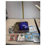 Kids baseball gloves, Sylvania CD player,CDs and
