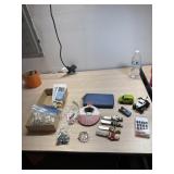AirPod case, jewelry bottle opener, wallet,