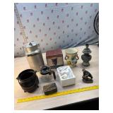 Cream can, coffee cup, vases , ceramic ballet