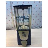 Vintage Oak Candy Machine with key