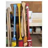 4 New Decorative wood paddles
