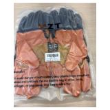 2 new pair of leather gloves L