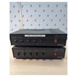 2 Classic Series Bogen  c100 commercial amplifier