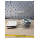4 Butlers Pantry by Lenox 9ï¿½ plates, flower pot &