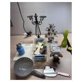 Candle holder, photo tree, vase, eagle and more