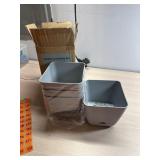 Set of 4 new 6x6 flower pots