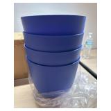 New set of 4 flower pots