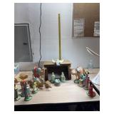 Nativity set with Manger baby Jesus is missing