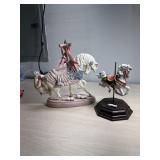 Carousel Horses with broken legs