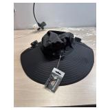 2 new Wide Brim Solar Fan Hats