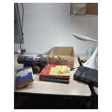 3 rolls of shelf liner, 2 bibles, coloring books